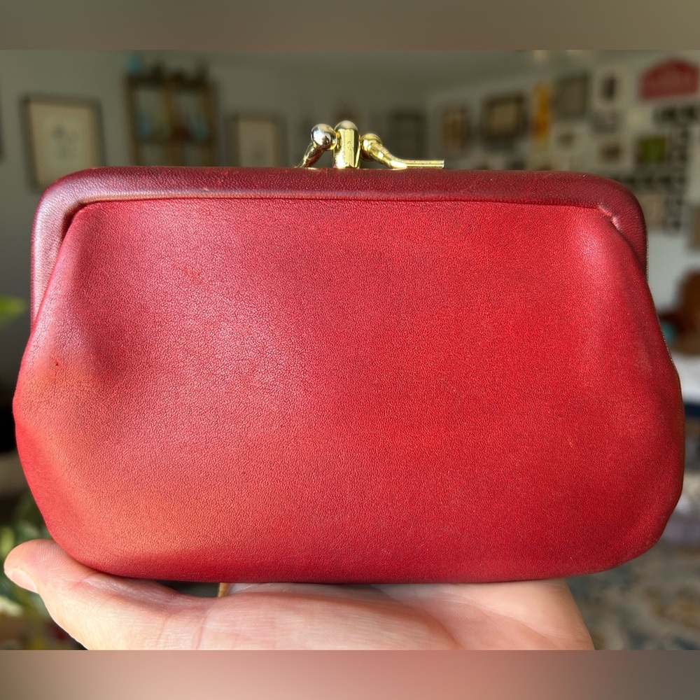 Vintage Coach Double Kisslock Coin Purse #7180 - Picture 2 of 11